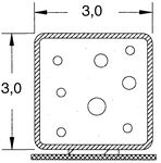 EMC gasket square-150-16-183