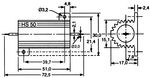 Wirewound resistor 10 Ohm 50W Ā± 5%-160-66-930