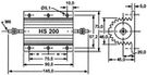 Wirewound resistor 4.7 Ohm 200W Ā± 5%-160-68-605