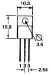 MOSFET N/500V 12A 160W TO-220-171-12-832