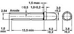 LED 3mm (T1) Green-175-00-614