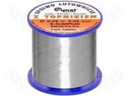 Tin; lead-based; Sn60Pb40; 0.25mm; 0.25kg; reel; 190°C; 2.5% CYNEL