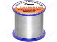 Tin; lead-based; Sn60Pb40; 0.7mm; 0.25kg; reel; 190°C; 2.5% CYNEL