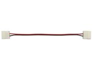 CABLE WITH PUSH CONNECTORS FOR FLEXIBLE LED STRIP - 8 mm MONO COLOUR