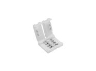 PUSH CONNECTOR FOR FLEXIBLE LED STRIP - 10 mm RGB COLOUR