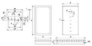 RFI LOW MODULAR ENCLOSURE - 82.5 x 68 x 17 mm