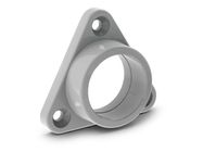 CLOSET INSTALLATION MOUNTING BRACKET FOR ALU-ROUND LED PROFILE, ANTI-BRAKE MATERIAL - GREY