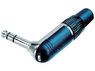 NEUTRIK - JACK PLUG CONNECTOR, 3-PIN MALE, 6.3 mm, 90°, NICKEL