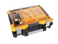 Plastic storage case with removable Bins - 380x340x110 mm - 14 L