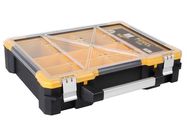 Plastic Storage Case with Removable Bins - 490 x 420 x 115 mm - 23 L