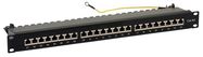 Patch panel 19'' 1U,FTP 6A cat. 24 ports