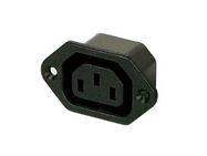 FEMALE POWER SOCKET, CHASSIS TYPE