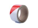 Reflective tape 5cm x 10m - Red/White