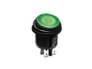 GREEN LED ILLUMINATED  ROCKER SWITCH 2P DPST /ON-OFF 12V