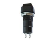 R18-23B PUSH SWITCH 1P OFF-(ON) BLACK  3A/125V