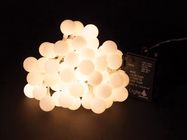 Smart Light LED - Balls - 12 m - 60 warm white lamps - transparent wire - batteries not provided