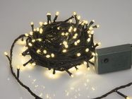 Sparkle Light LED - 12 m - 160 warm white lamps - green wire - modulator