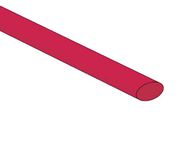 SHRINKABLE TUBE 6.4mm - RED - 50 PCS