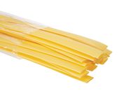Shrinkable tube 12.7 mm - yellow - 25 pcs
