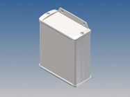 ALUMINIUM HOUSING - WHITE - 100 x 85.8 x 36.9 mm - with flange