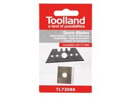 SET OF SQUARE / TRIANGULAR KNIFE SPARE BLADES - 2 pcs