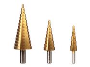 HSS STEP DRILL - TITANIUM COATED - 3 pcs