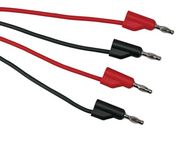 CONNECTION LEADS 100 cm (3.3 ft) - 4 mm (3/16") - 2 pcs - 30 V / 6 A