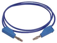 TEST LEADS (MOULDED BANANA PLUG 4mm) / BLUE - 3A-30V