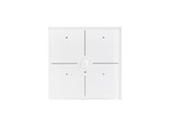 Glass Panel control module with 4 touch keys and built-in motion and twilight sensor (White Edition)