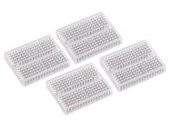 SET OF MINI BREADBOARDS - 170 TIE-POINTS - 4 pcs