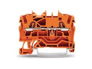2-conductor through terminal block 2.5 mm▓, orange