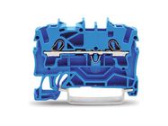 2-conductor through terminal block 2.5 mm▓, blue