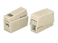 LIGHTING CONNECTOR, 2.5mm, 2 RIGID - 1 FLEXIBLE, 105°, WHITE