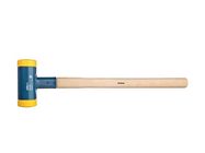 Wiha Sledgehammer no recoil, medium hard with hickory wooden handle, round hammer face (02091) 100 mm