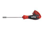 Wiha Screwdriver with bit magazine magnetic TORX® with 8 bits, 1/4" in blister pack (33008)