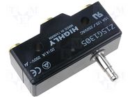 Microswitch SNAP ACTION; 20A/250VAC; with pin; SPDT; ON-(ON) HIGHLY ELECTRIC