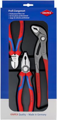 KNIPEX 00 20 09 V01 Bestseller Set 1 x 03 02 180, 1 x 70 02 160, 1 x 87 01 250 