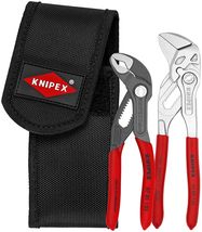 KNIPEX 00 20 72 V01 Mini pliers set in belt tool pouch 1 x 86 03 150, 1 x 87 01 125 160 mm