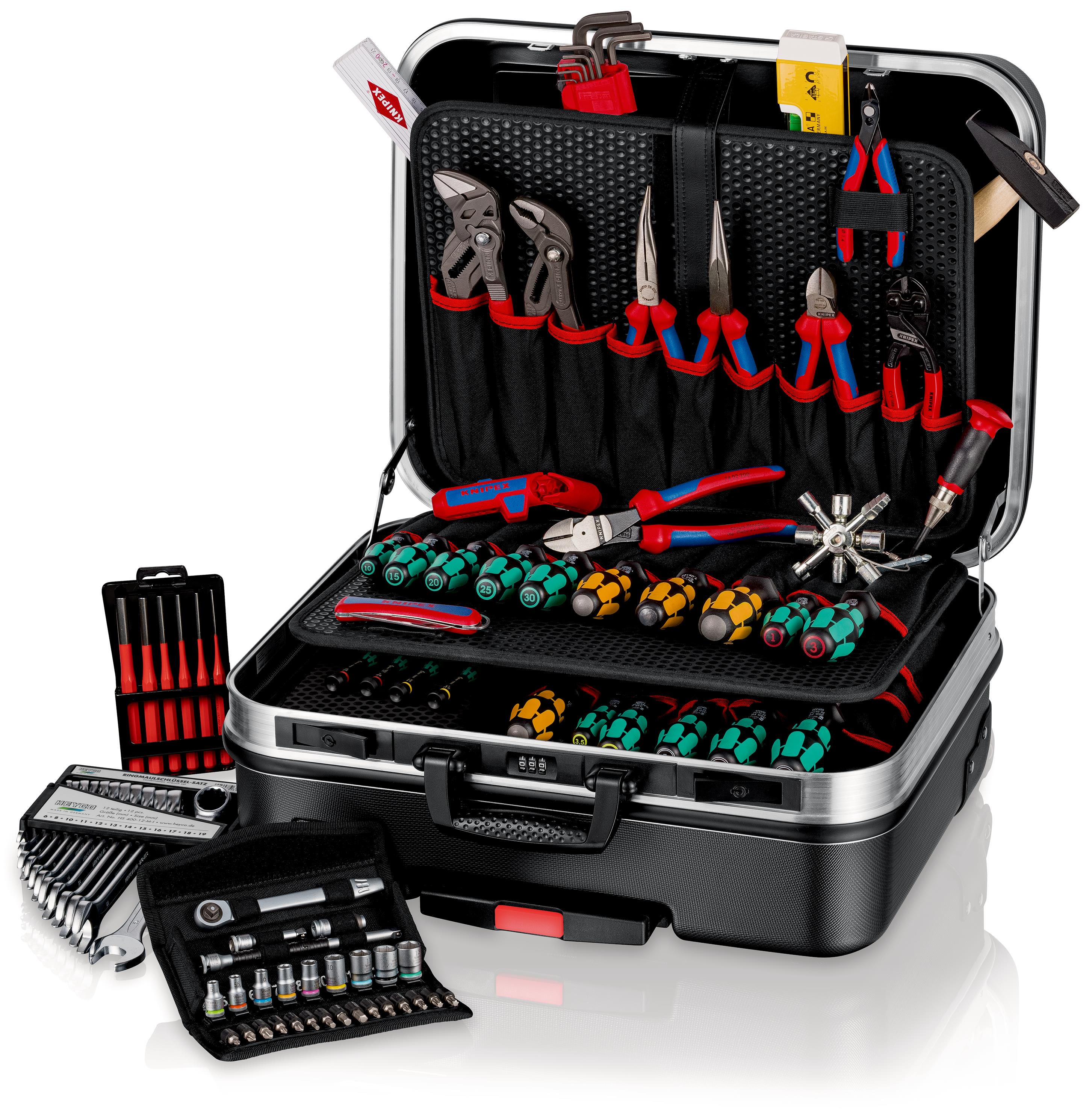 Knipex KNIPEX 00 21 06 M Tool Case “BIG Basic Move” Mechanic 90 parts ...