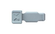 KNIPEX 00 61 10 CS ColorCode Clips gray (10 pieces)  21 mm
