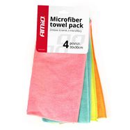 Microfiber towel pack 4 pcs. 30x30 cm Cwash-02 AMIO-01046, AMiO