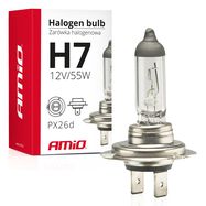 Halogen bulb H7 12V 55W UV filter (E8), AMiO