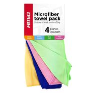 Microfiber cleaning towel 4 types 30x30 cm, AMiO