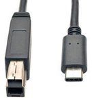 USB CABLE, 3.1 TYPE C-TYPE B PLUG, 0.9M