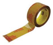 TAPE, 48MM X 50M, RED, TAN, PP