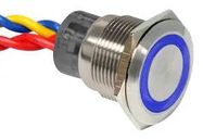 ANTI VANDAL SW, DPDT, 3A, 250VAC, PANEL