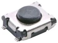 TACTILE SWITCH, 0.05A, 12VDC, 160GF, SMD