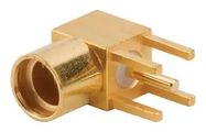 RF/COAXIAL, MMCX JACK, R/A, 50 OHM, THOUGH HOLE