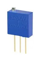 TRIMMER, POTENTIOMETER, 1KOHM 25TURN THRU HOLE