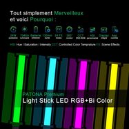 PATONA Premium LED bar light Sword light RGB/Bi-Colour with APP control, PATONA